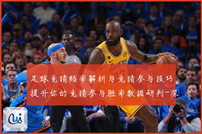 足球竞猜赔率解析与竞猜参与技巧提升你的竞猜参与胜率数据研判-深度解析